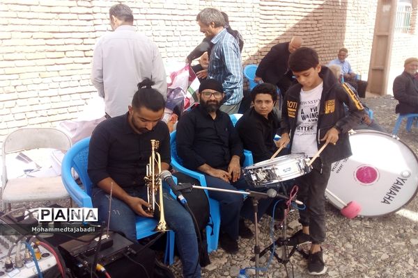 برگزاری مراسم تعزیه‌خوانی شهادت امام حسن مجتبی (ع) در روستای تاج آباد داورزن