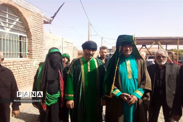 برگزاری مراسم تعزیه‌خوانی شهادت امام حسن مجتبی (ع) در روستای تاج آباد داورزن