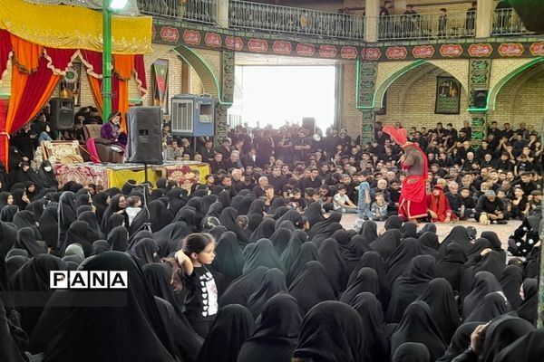 تعزیه ورود اسرا به شام در روستای جندان
