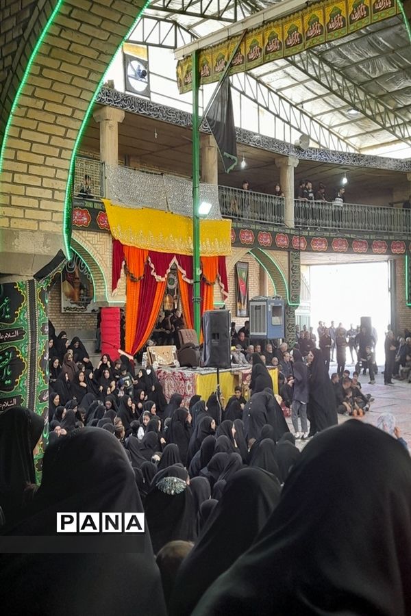تعزیه ورود اسرا به شام در روستای جندان