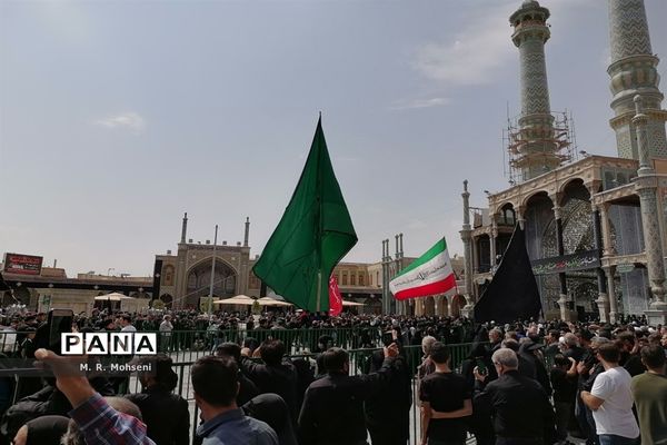 عزاداری ایام پایانی ماه صفر در حرم حضرت معصومه(س)