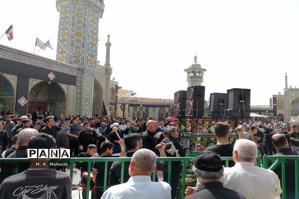 عزاداری ایام پایانی ماه صفر در حرم حضرت معصومه(س)