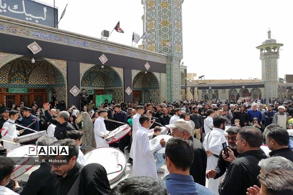 عزاداری ایام پایانی ماه صفر در حرم حضرت معصومه(س)