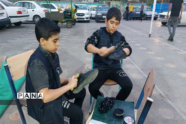 مشارکت پرشور و خودجوش دانش‌آموزان دبستان مولوی در طرح گام‌های عاشقی