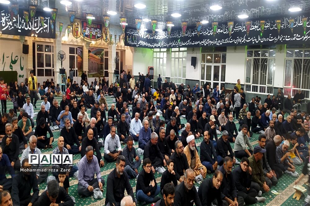 آیین سوگواری امام رئوف در آرامگاه سید حمزه کاشمر