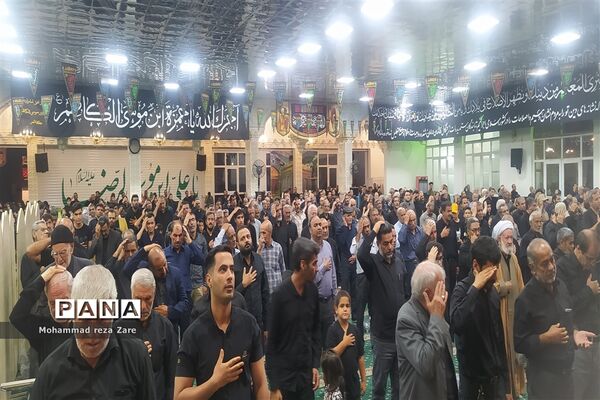 آیین سوگواری امام رئوف در آرامگاه سید حمزه کاشمر