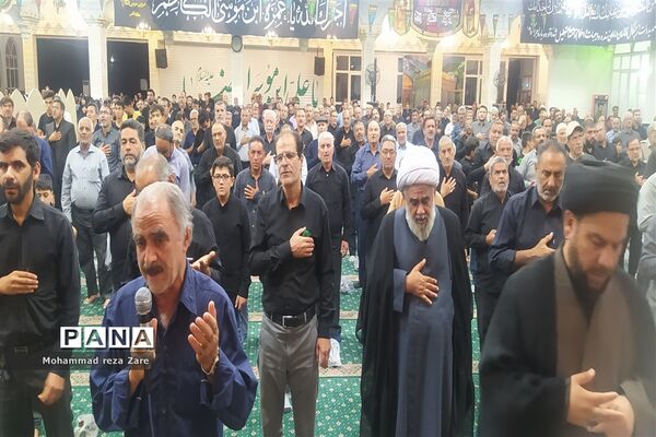 آیین سوگواری امام رئوف در آرامگاه سید حمزه کاشمر