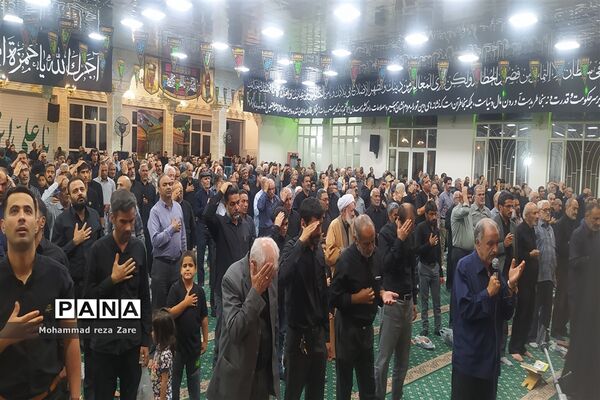 آیین سوگواری امام رئوف در آرامگاه سید حمزه کاشمر