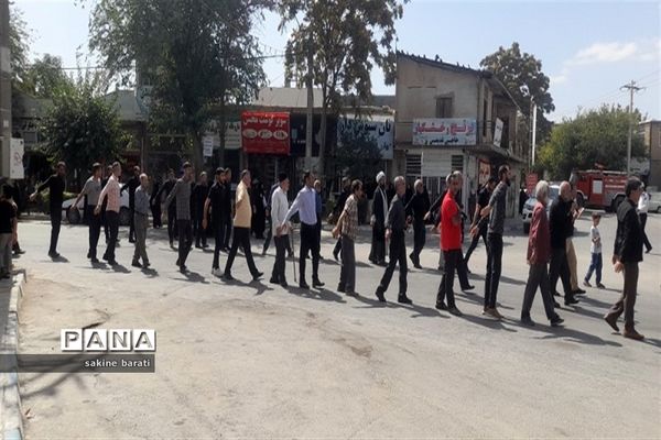 مراسم پیاده‌روی و سینه‌زنی به مناسبت شهادت امام رضا (ع)