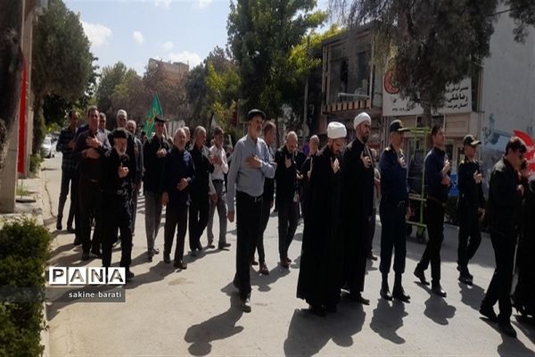 مراسم پیاده‌روی و سینه‌زنی به مناسبت شهادت امام رضا (ع)