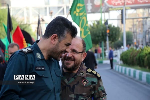 مراسم راهپیمایی عزاداری امام رضا (ع) در شهرستان‌قرچک