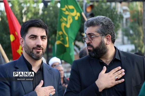 مراسم راهپیمایی عزاداری امام رضا (ع) در شهرستان‌قرچک