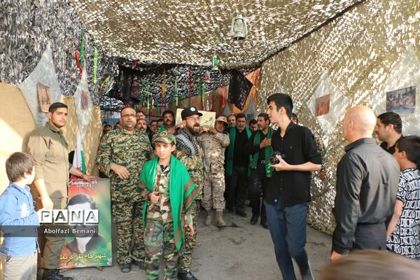 گلباران پیکر مطهر شهید گمنام