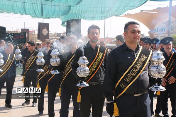 دسته عزاداری خادمان حرم خواهر در سوگ شهادت برادر