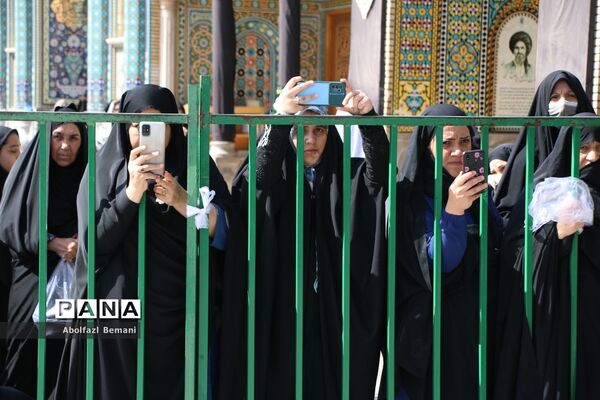 دسته عزاداری خادمان حرم خواهر در سوگ شهادت برادر