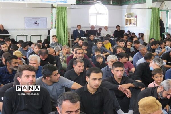 مراسم شهادت امام رضا(ع) در شهر درق توابع شهرستان گرمه