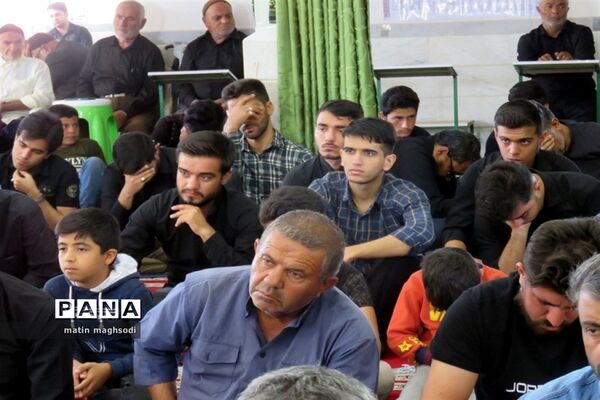 مراسم شهادت امام رضا(ع) در شهر درق توابع شهرستان گرمه