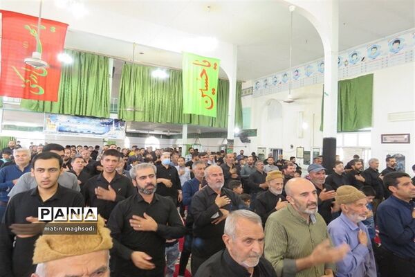 مراسم شهادت امام رضا(ع) در شهر درق توابع شهرستان گرمه