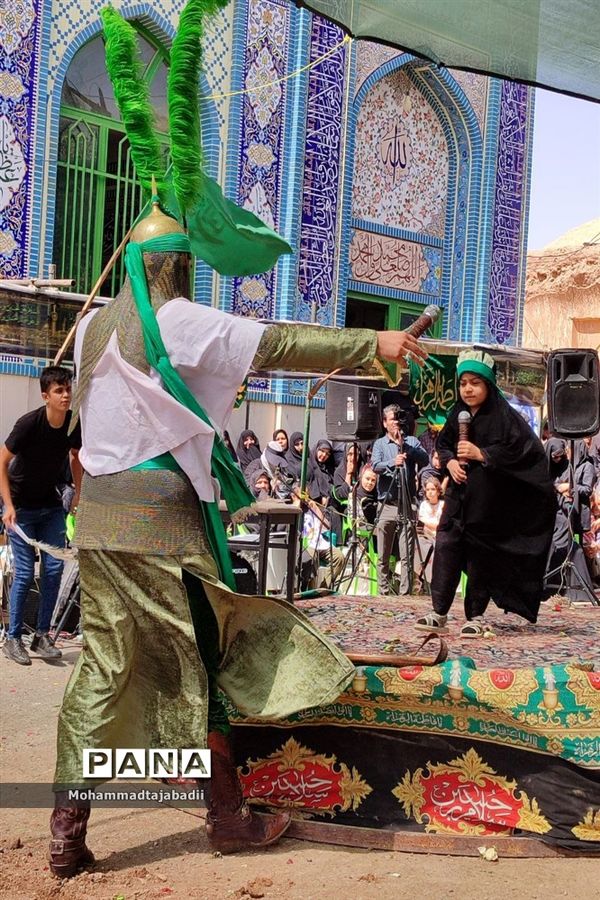 مراسم تعزیه‌خوانی شهادت حضرت علی اکبر(ع) در شهر ریوند