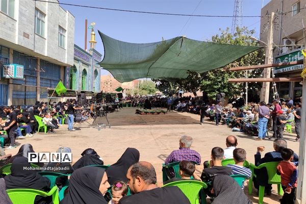 مراسم تعزیه‌خوانی شهادت حضرت علی اکبر(ع) در شهر ریوند