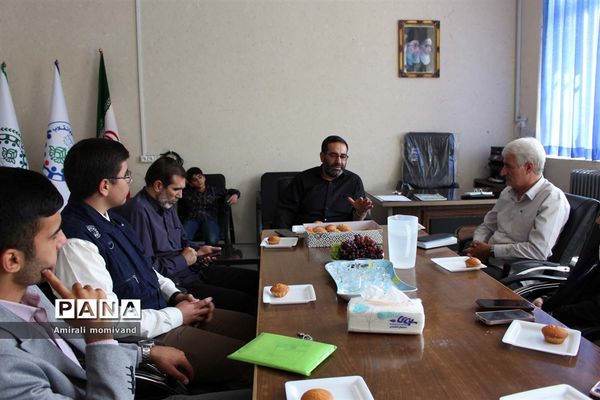 حضور رئیس سازمان بسیج رسانه در خبرگزاری پانا کرمانشاه