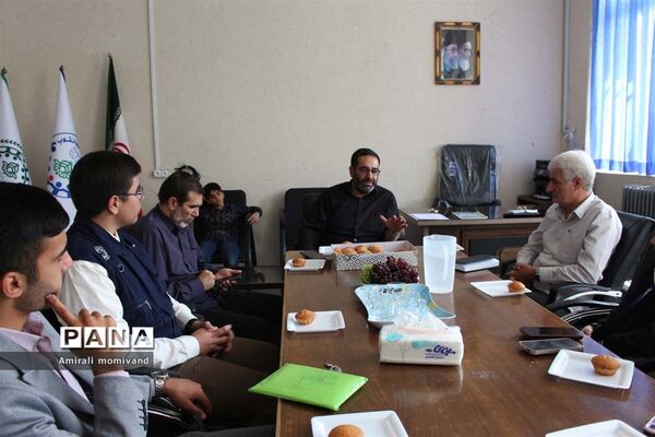 حضور رئیس سازمان بسیج رسانه در خبرگزاری پانا کرمانشاه