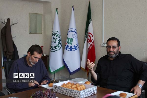 حضور رئیس سازمان بسیج رسانه در خبرگزاری پانا کرمانشاه