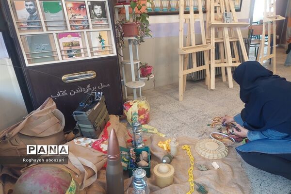 آماده‌سازی دبیرستان عصمت صفادشت به‌مناسبت بازگشایی و هفته دفاع مقدس