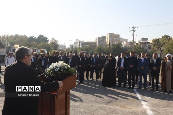 آغاز علمیات اجرایی احداث چهارراه شهید محسن کاشانی