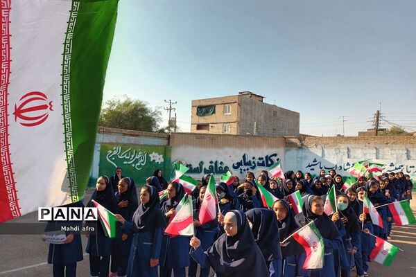 مراسم جشن جوانه‌های کلاس هفتمی در شهرستان بهبهان