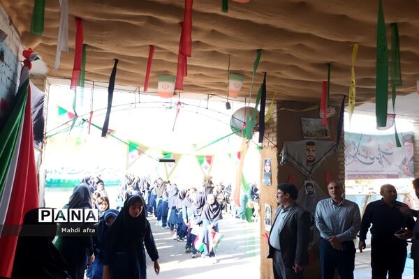مراسم جشن جوانه‌های کلاس هفتمی در شهرستان بهبهان