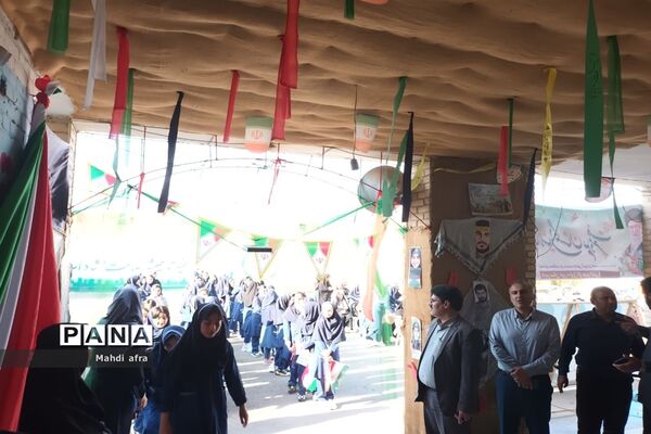 مراسم جشن جوانه‌های کلاس هفتمی در شهرستان بهبهان
