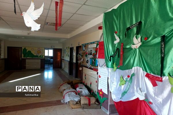 آیین جشن شکوفه‌ها در دبستان صدیقه کبری ( س) شهرستان فیروزکوه