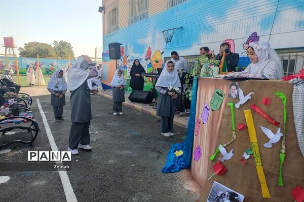 برگزاری جشن شکوفه ها در دبستان کوثرشهر جوادآباد