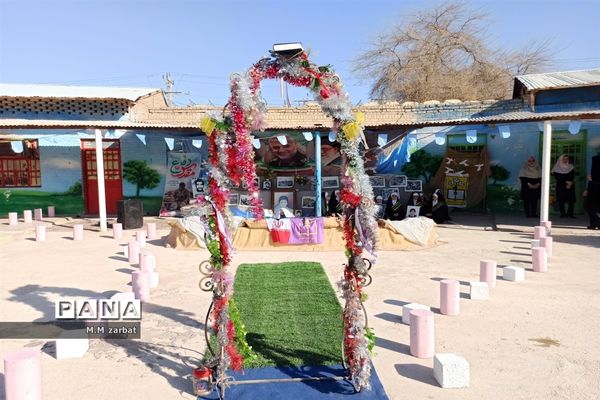 نواختن زنگ آغاز تحصیل شکوفه‌ها در دبستان پروین اعتصامی آبادان