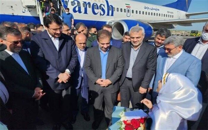 وزیر راه و شهرسازی وارد ساری شد