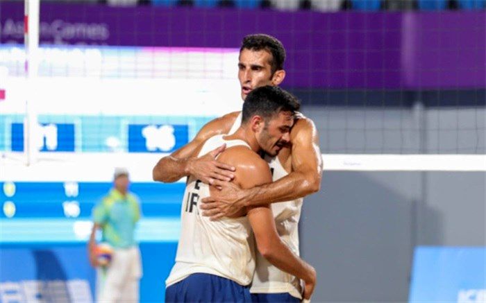 بازی‌های آسیایی هانگژو؛ تیم ملی والیبال ساحلی ایران ب راهی مرحله بعد شد