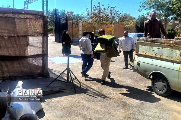 روز سوم آماده سازی هنرستان فاطمه زهرا ناحیه یک برای نواختن زنگ مهر