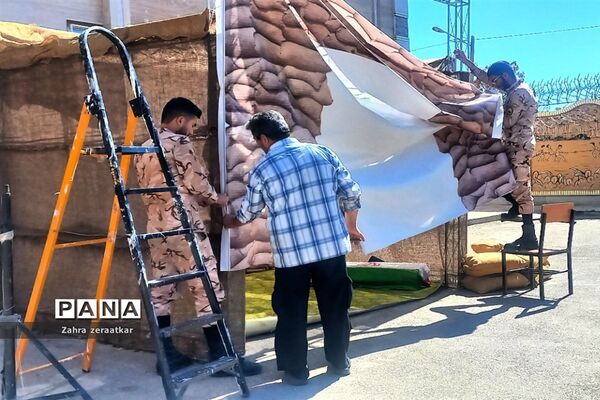 روز سوم آماده سازی هنرستان فاطمه زهرا ناحیه یک برای نواختن زنگ مهر