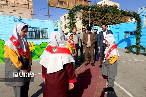 آغاز سال تحصیلی جدید با شعار «مهر مهدوی » در دبستان دخترانه شهید رسمتی  شهرستان‌قدس