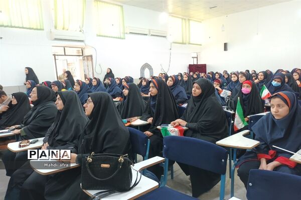 زنگ آغاز سال تحصیلی و هفته دفاع مقدس در مدارس شهرستان بهبهان