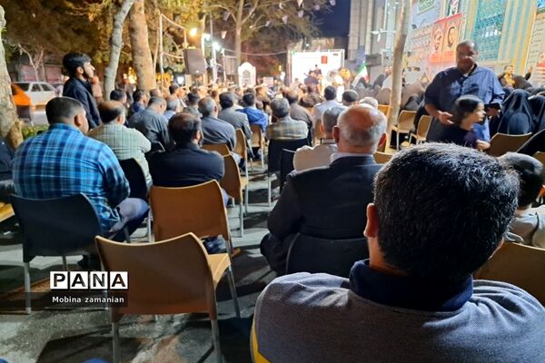 مراسم اولین سالگرد شهادت شهید مدافع امنیت محمد رسول دوست محمدی و یادواره شهدای دفاع مقدس در قتلگاه شهید
