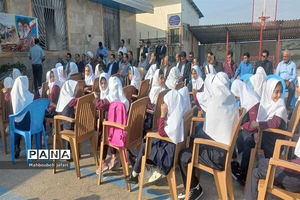 آیین بازگشایی مدارس شهرستان میاندورود