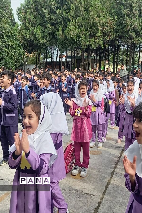 بوی ماه مهر در دبستان نظام الملک قائمشهر