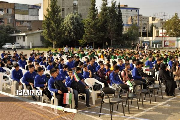 نواخته شدن زنگ مهر و مقاومت در ساری