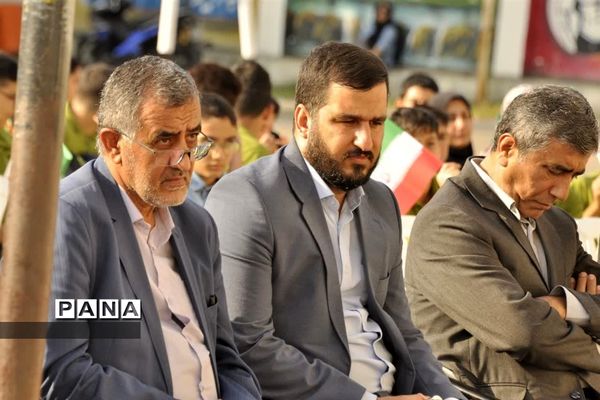 نواخته شدن زنگ مهر و مقاومت در ساری