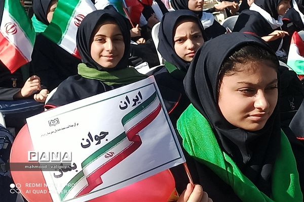 نواختن زنگ مهر ومقاومت در مدارس استان قزوین