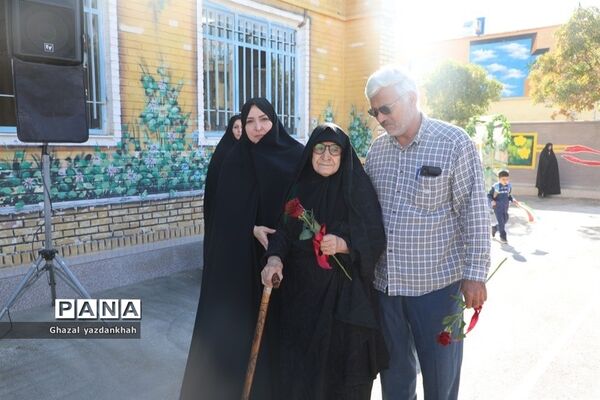مراسم بازگشایی مدارس در منطقه تبادکان