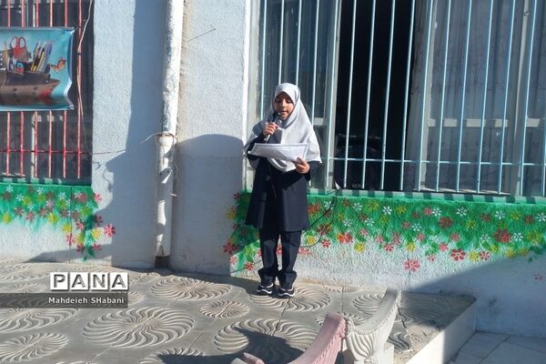 نواخته شدن زنگ مقاومت و ایثار و شروع بهار دانایی در مدرسه شهید نجفی فدافن کاشمر