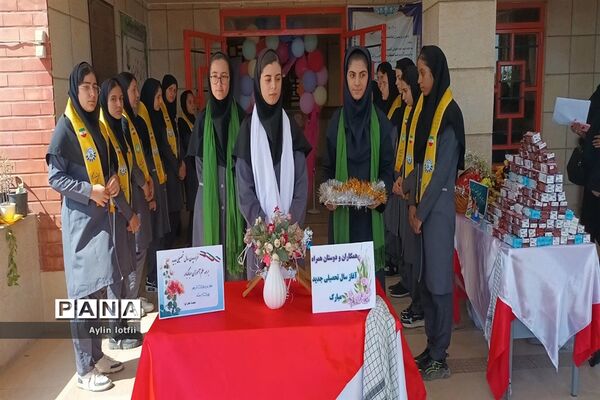 آیین بازگشایی مدارس در دبیرستان دخترانه خوارزمی شهرستان رباط‌کریم